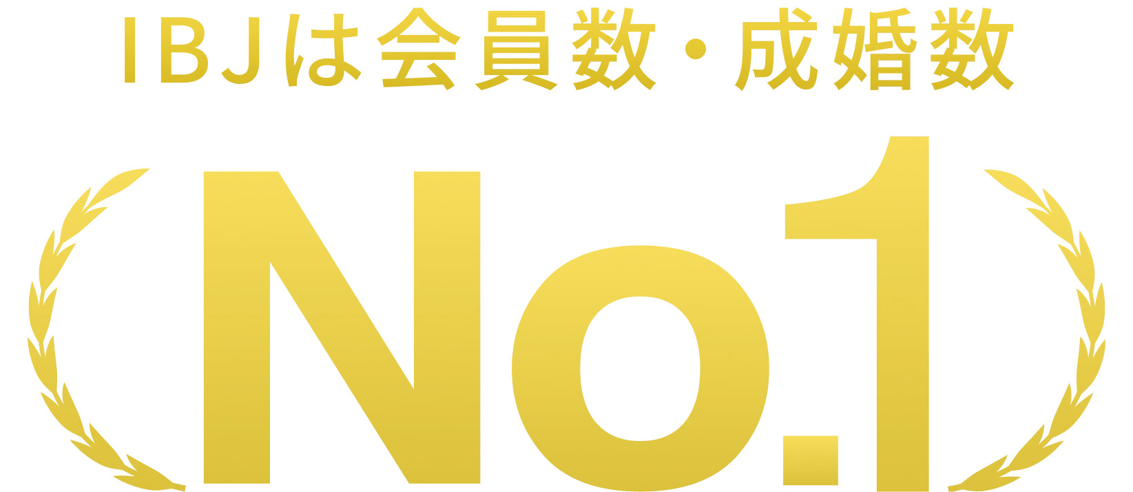 IBJは会員数・成婚数 No.1